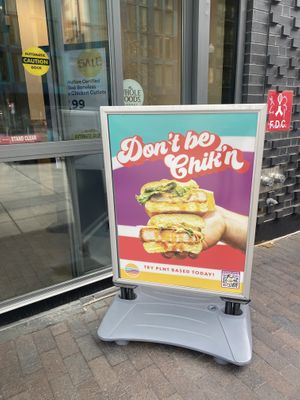 Outdoor Signage for Plnt Burger  at PLNT Burger - H St in Washington