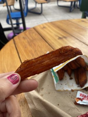 Super Seasoned Sweet Potato Fries (Spicy)  at PLNT Burger - H St in Washington