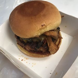 The burger  at PLNT Burger - H St in Washington