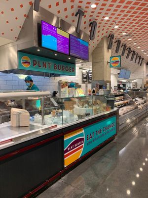 It is located on the far left of the store   at PLNT Burger - H St in Washington