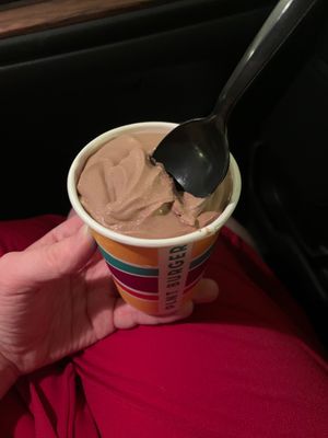 Chocolate soft serve! at PLNT Burger - H St in Washington