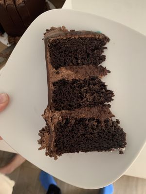 Chocolate moose cake  at Cakerino in Troy