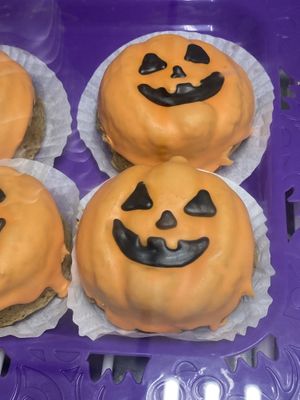Chai pumpkins with orange glaze (GF)  at Cakerino in Troy