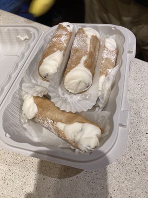 Gf vegan cannolis  at Cakerino in Troy