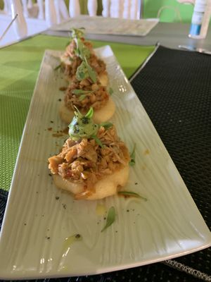 Mini arepas at Plantae Gastrobar  in Tenerife