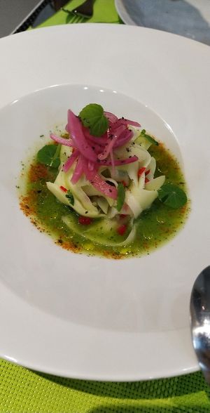 Ceviche de chayota at Plantae Gastrobar  in Tenerife