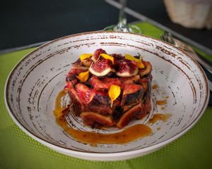 Figs Tartare at Plantae Gastrobar  in Tenerife