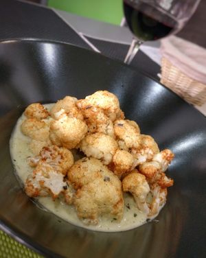 Cauliflower at Plantae Gastrobar  in Tenerife