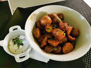Canary style potatoes at Plantae Gastrobar  in Tenerife
