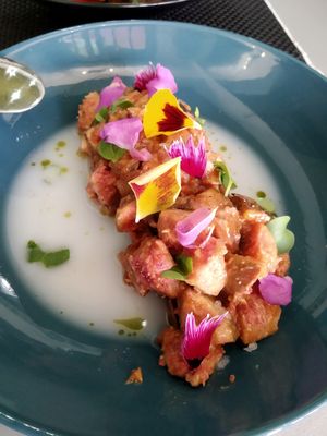Tartar de higos at Plantae Gastrobar  in Tenerife