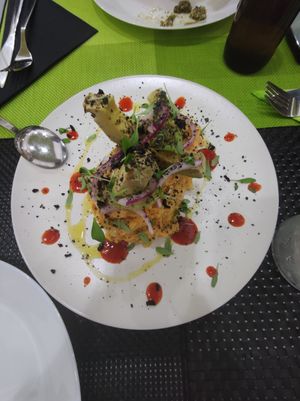 Ensaladilla de batata y aguacate, mi favorito! at Plantae Gastrobar  in Tenerife