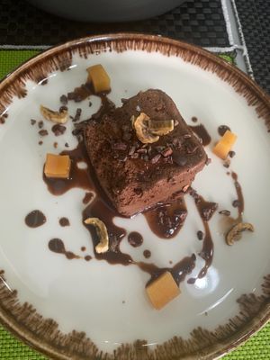 Chocolate mousse at Plantae Gastrobar  in Tenerife