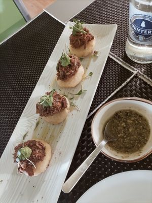 Mini arepas at Plantae Gastrobar  in Tenerife