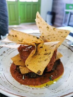 Fake lasagna at Plantae Gastrobar  in Tenerife