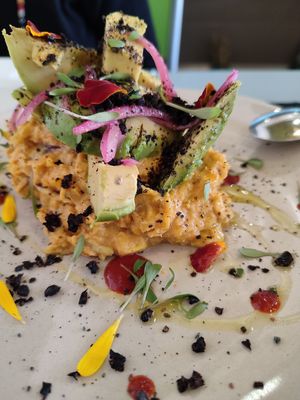 Ensaladilla de batata y aguacate at Plantae Gastrobar  in Tenerife