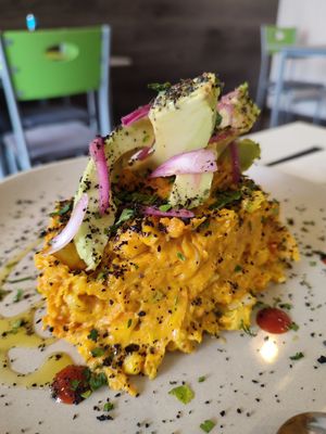 Ensaladilla de batata con aguacate at Plantae Gastrobar  in Tenerife