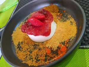 Panacotta at Plantae Gastrobar  in Tenerife