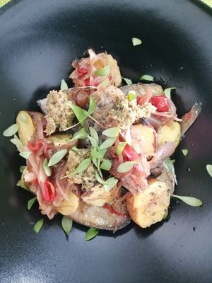 Berenjenas confidatas at Plantae Gastrobar  in Tenerife