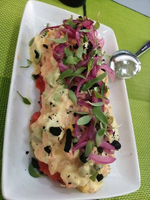 Avocado salad at Plantae Gastrobar  in Tenerife