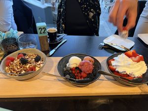 Vegan dessert (groep menu)   at Noderstraun in Schiermonnikoog