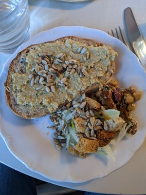 From salad buffet at Café Zorn in Mora