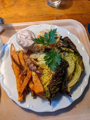 Sweet potato dish at Café Zorn in Mora