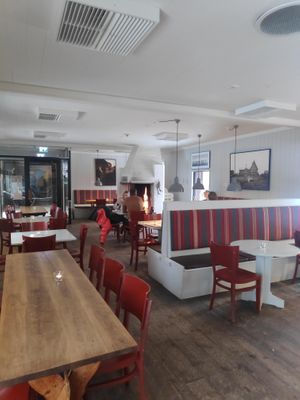 Café inside at Café Zorn in Mora