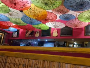 Decor inside at Yoya's Thai Kitchen in Albufeira
