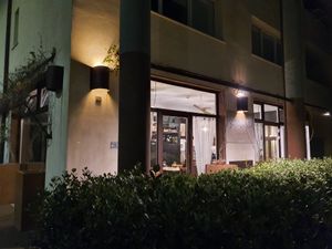 The outside of the restaurant  at Sottobosco Bistrot in Grosseto