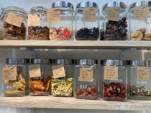 Granola, candy, and dried fruits at Zero Living 零居 - Líng Jū in New Taipei City