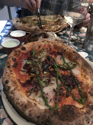 Pesto pizza  at Purezza in Bristol