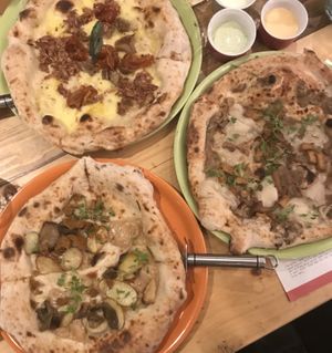 Mmm pizza at Purezza in Bristol