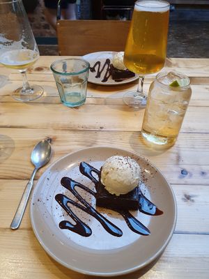 Amazing dessert at Purezza in Bristol