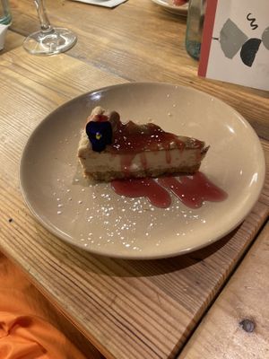 cheesecake  at Purezza in Bristol