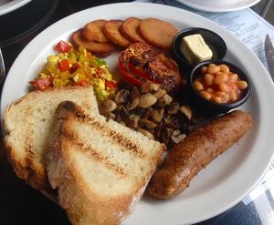 Vegan Breakfast at Front Bar in Munxar