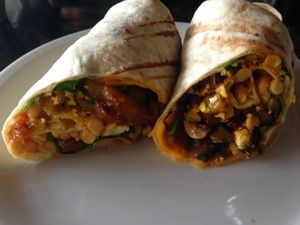 Vegan Breakfast Wrap at Front Bar in Munxar