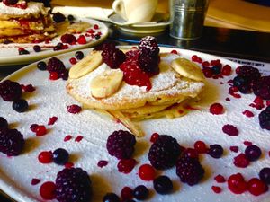 Vegan Pancakes at Front Bar in Munxar