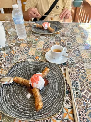 Vegan Baklava and Vegan Ice Cream at Avocado in Rhodes