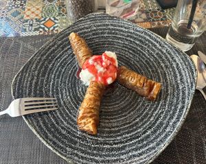 Vegan baklava at Avocado in Rhodes
