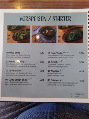 Vorspeisen at Huang's in Mannheim
