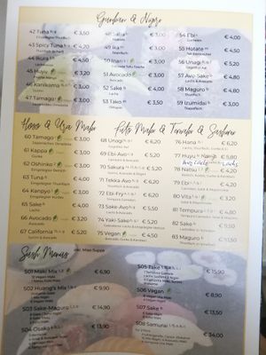 Sushi  at Huang's in Mannheim