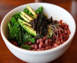 vegan dragon bowl at prasad at Prasad - Pearl District in Portland