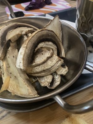 Mushrooms with herbs  at The Rabbit Hotel in Templepatrick