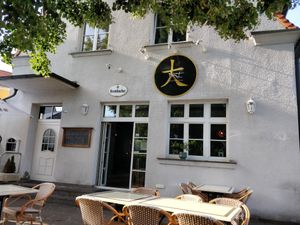 Restaurant and outside seating at DAI Sushi Bar & Asian Fusion in Erlangen