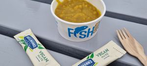 Curry sauce at Elliot's Fish & Chips in Hunstanton