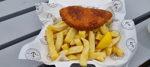 Fish and chips at Elliot's Fish & Chips in Hunstanton