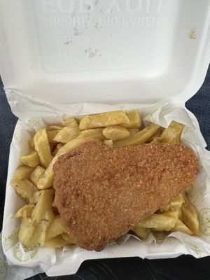   at Elliot's Fish & Chips in Hunstanton