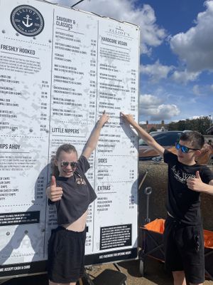   at Elliot's Fish & Chips in Hunstanton