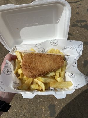   at Elliot's Fish & Chips in Hunstanton