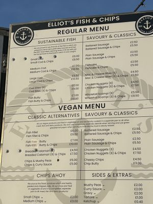   at Elliot's Fish & Chips in Hunstanton